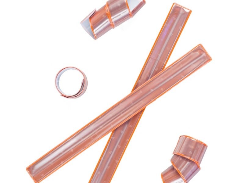 Altima Reflexní páska samonavíjecí bez potisku - oranžová