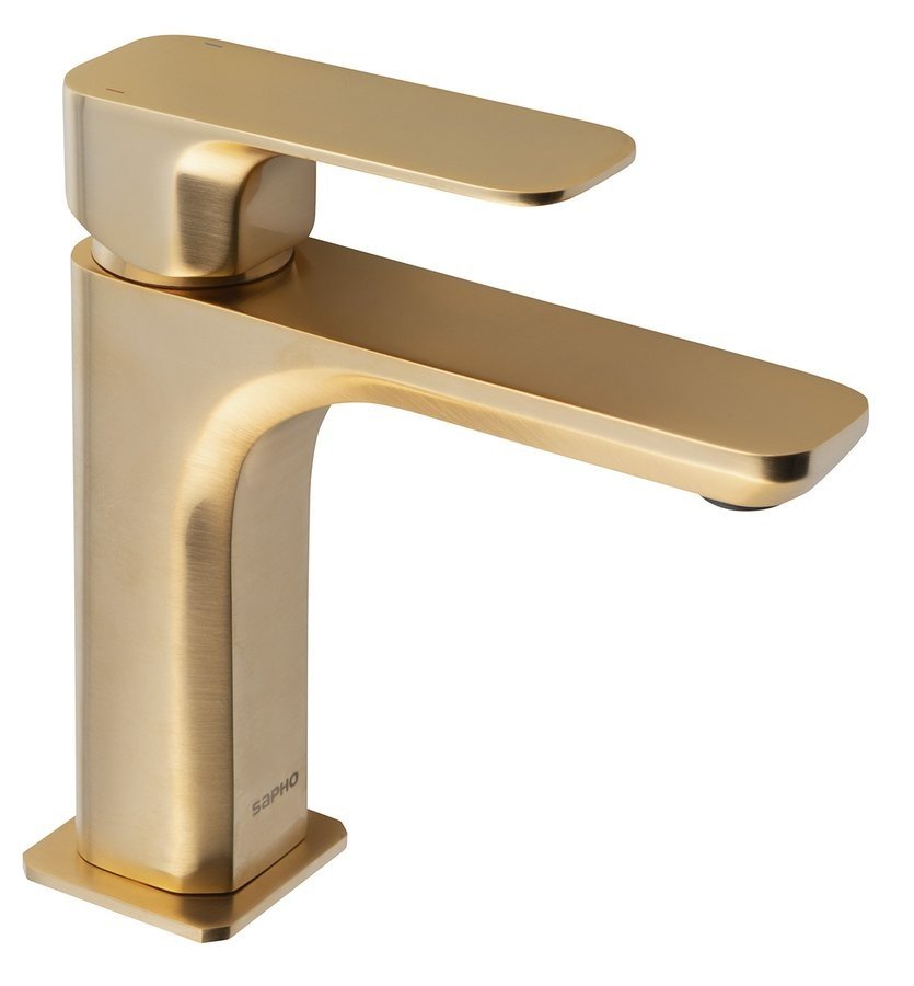Sapho SPY stojánková umyvadlová baterie bez výpusti, zlato mat