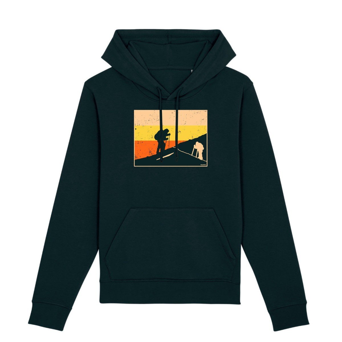 Mikina Na túře černá Fusakle