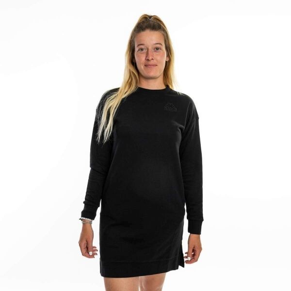 Kappa LOGO GERTADA Dámské šaty, černá, velikost L