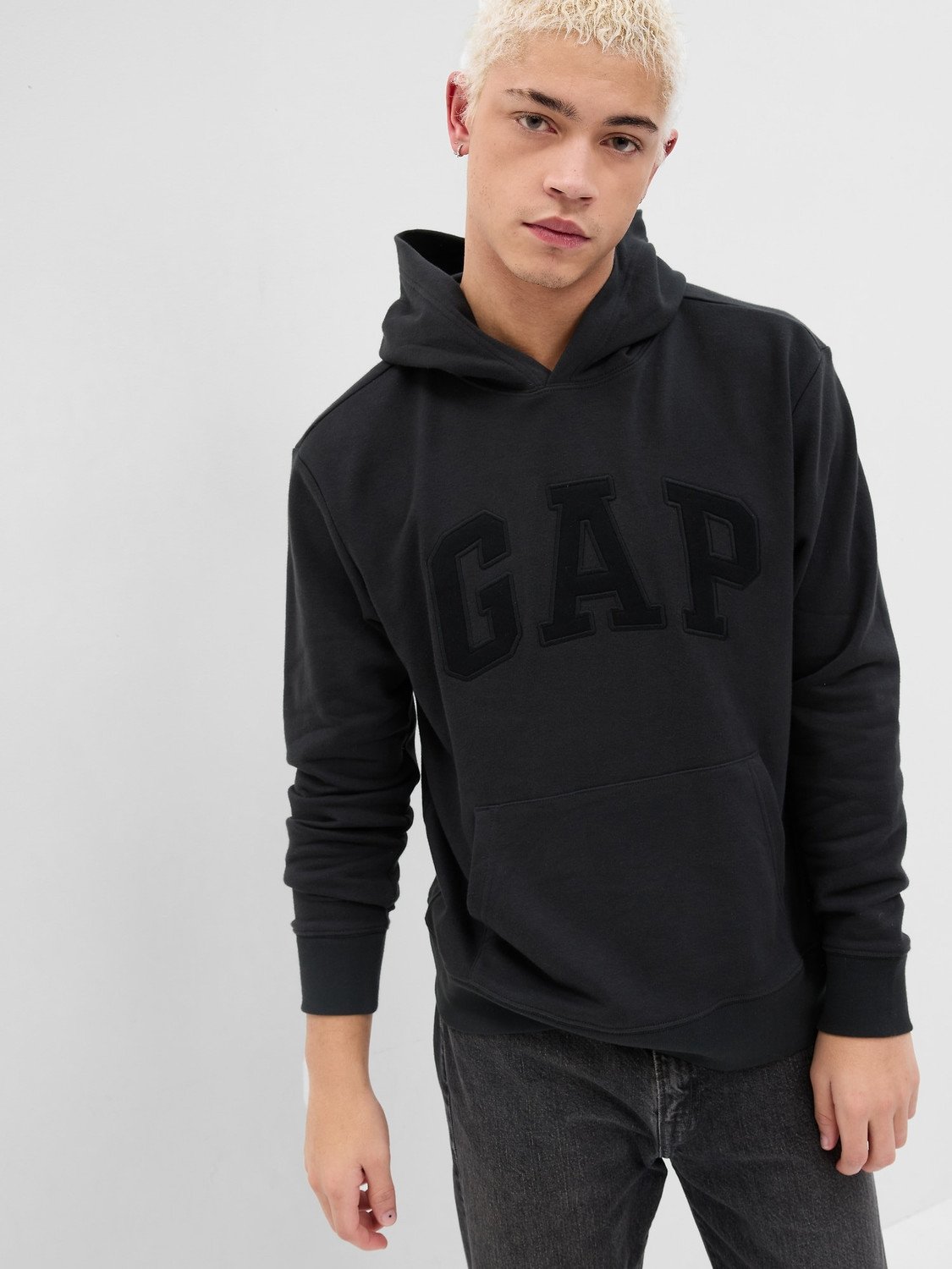 GAP XLS FT ARCH PO HD Pánská mikina US M 490386-45