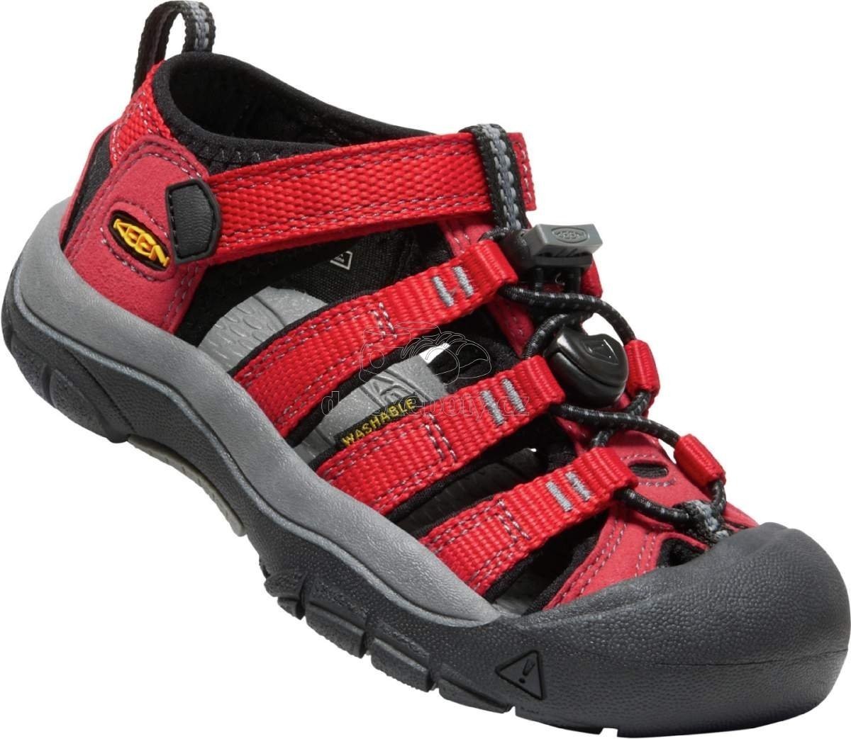 Dětské sandály Keen NEWPORT H2 CHILDREN ribbon red/gargoyle Velikost: 27-28