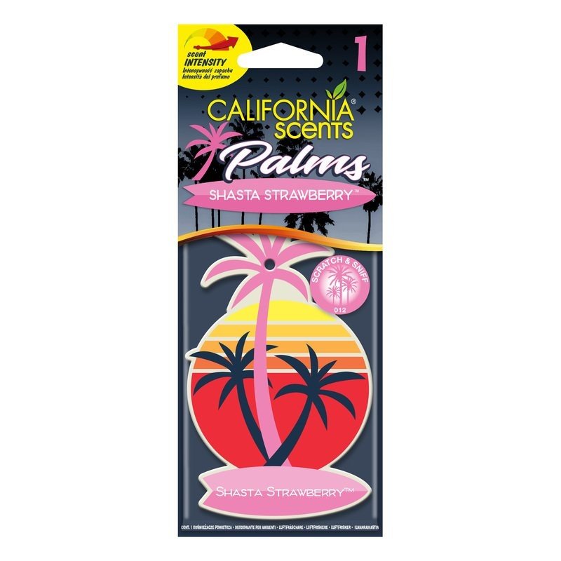 California Scents Palm Tree Air Shasta Strawberry