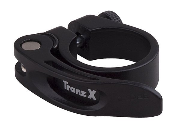 Objímka podsedlová TRANZ-X s rychloupínákem 31,8mm - černá Průměr: 31,8