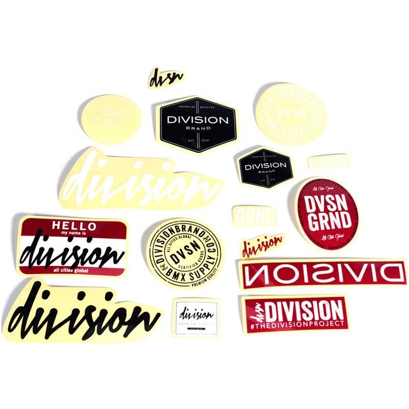 samolepky DIVISON - Division Assorted Sticker Pack (MULTI)