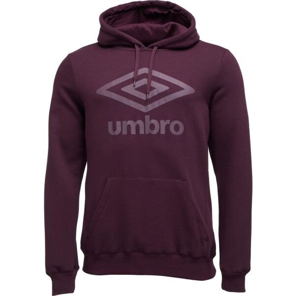 Umbro FW LARGE LOGO Pánská mikina, vínová, velikost S