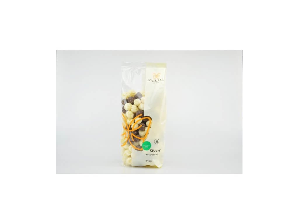 Křupky kukuřičné mix jogurt - čokoláda - Natural 140g