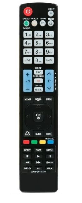 Eclipsera Náhradní dálkový ovladač AKB72914020 pro LG TV