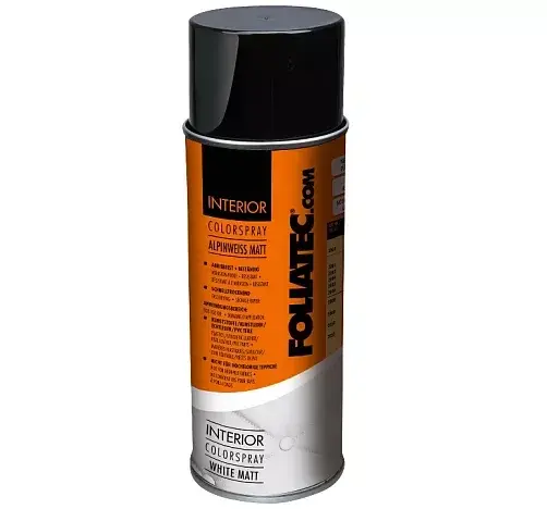 Foliatec 2001 Bílá lesklá barva na interiér vozu Interior Color Spray 400 ml