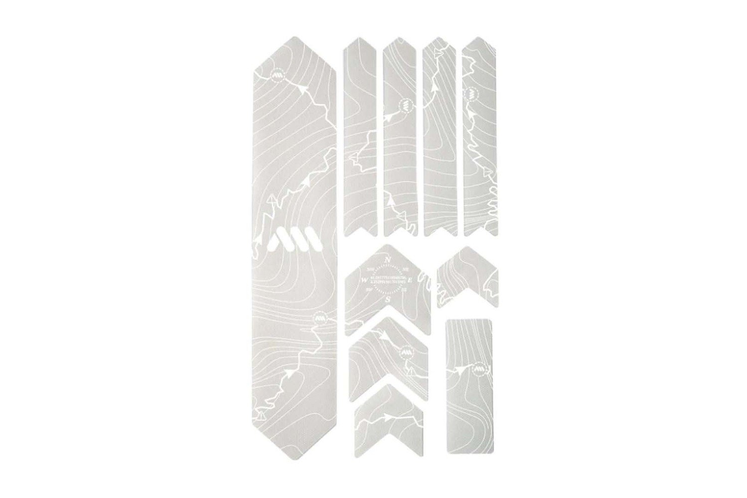 Ochranné polepy AMS - EXTRA - Tracks/White