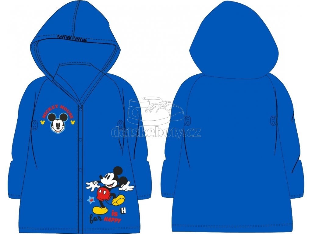 pláštěnka Eexee Mickey Mouse modrá Velikost: 122-128