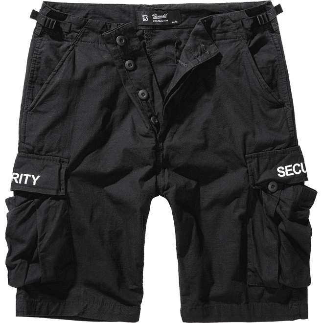 Brandit Kalhoty krátké Security BDU Ripstop Shorts černé S