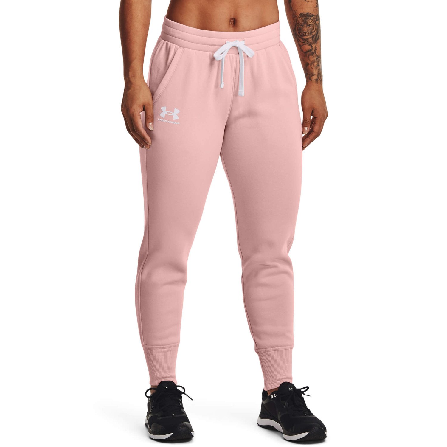 Under Armour Rival Fleece Joggers Dámské tepláky US XS 1356416-676