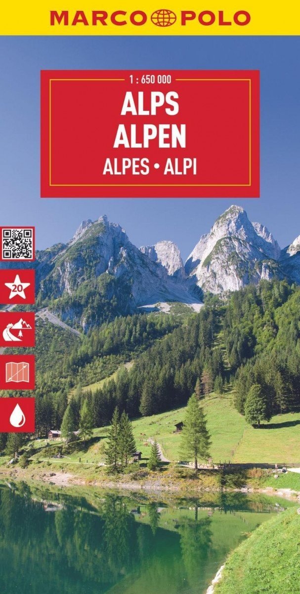 Alpy 1:650 000 / automapa Marco Polo