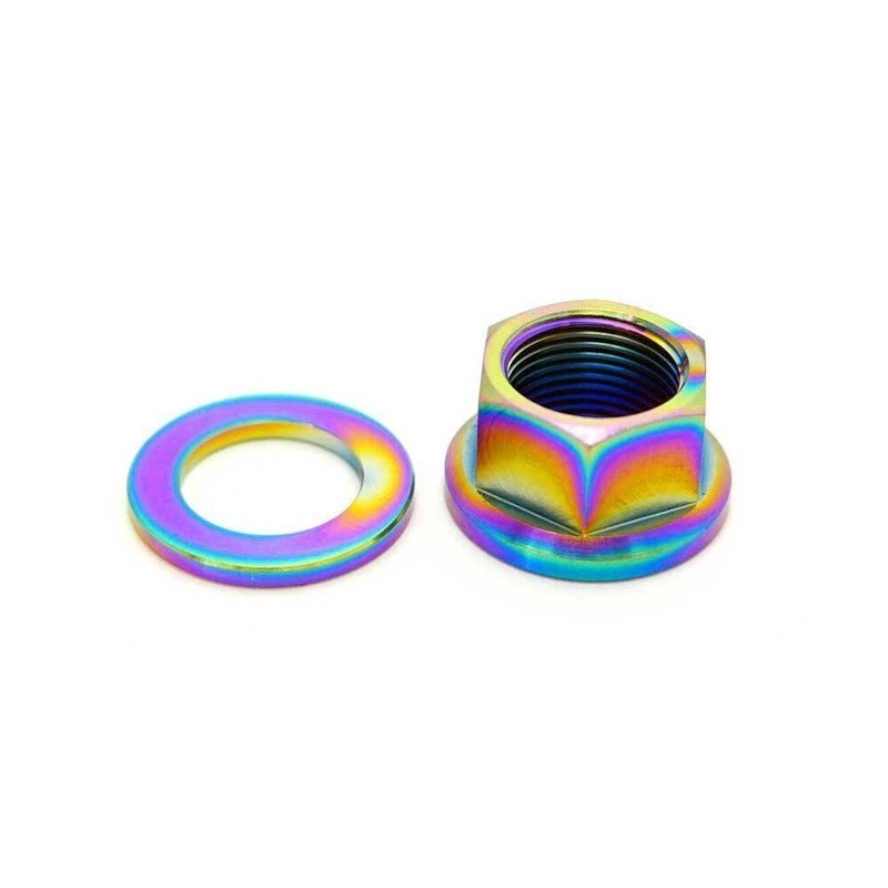 matice TLC - TLC Titanium BMX Axle Nut With Spacer (MULTI)