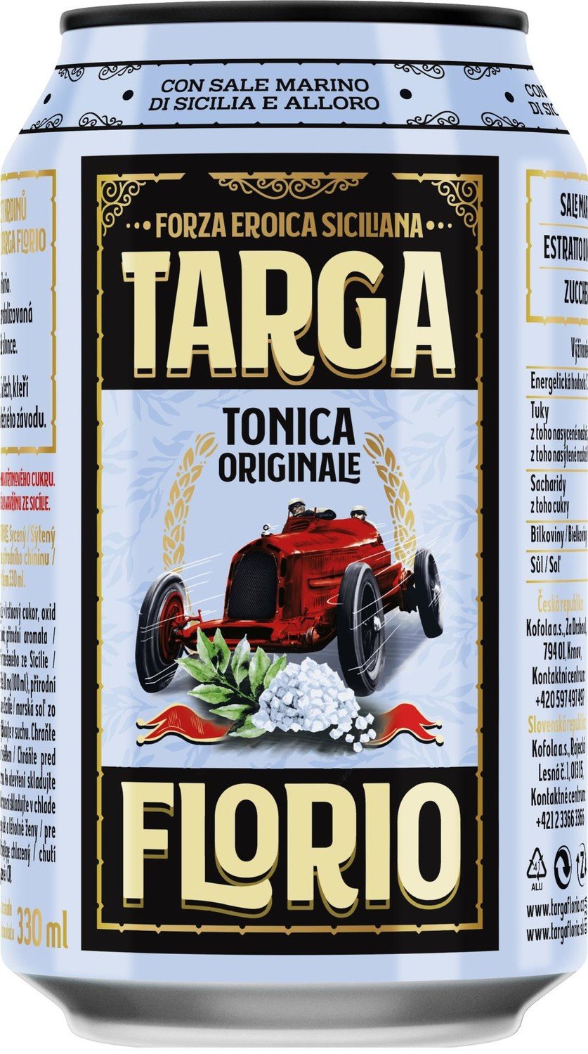 Targa Tonic Targa Florio - originál, plech, 24x 0,33 l
