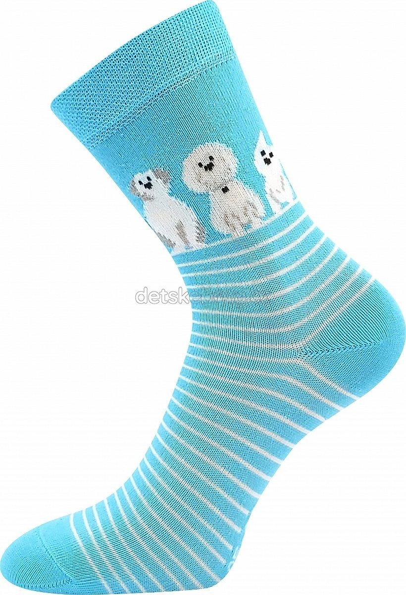 Ponožky Boma 057-21-43 Pejsci Velikost: 25-29