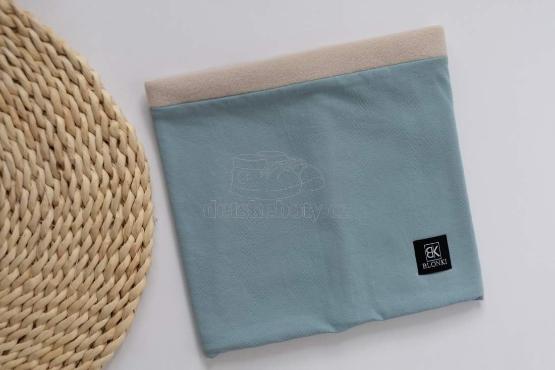 Zimní čepice Blonki nákrčník sv. modrá