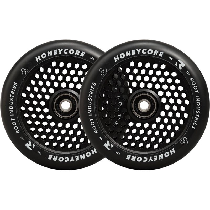 kolečko ROOT INDUSTRIES - Root Honeycore Black 120mm 2-pack Pro Scooter Wheels (ČERNÁ)