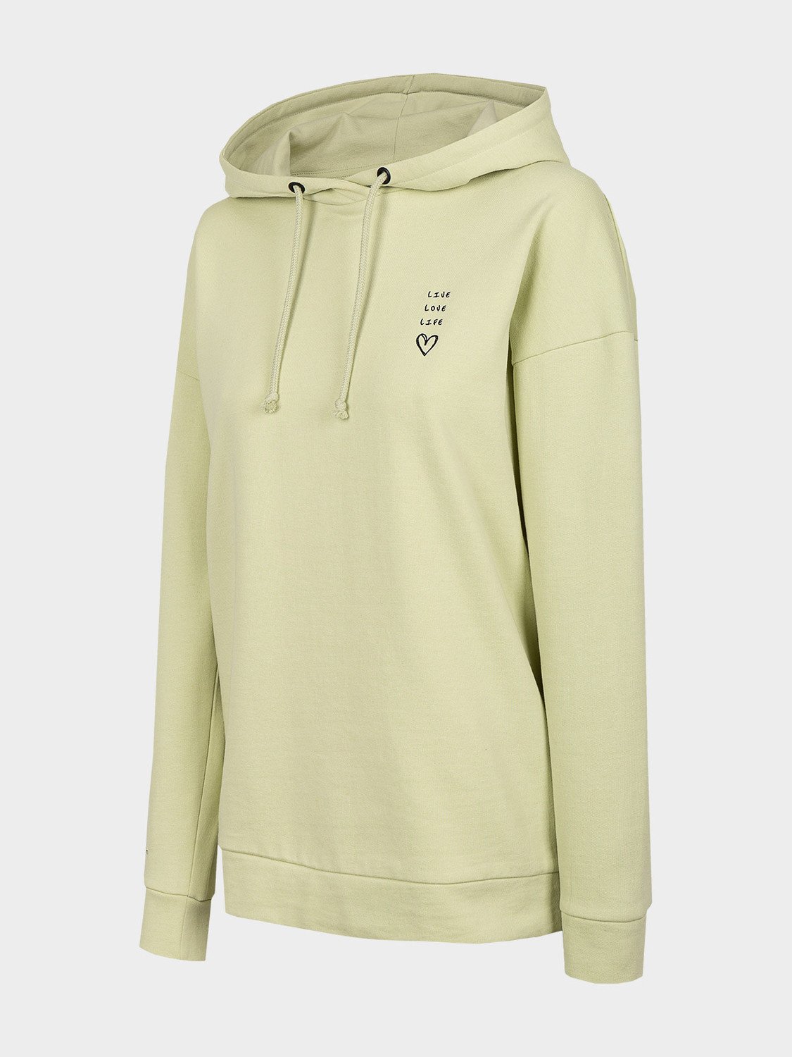 Outhorn HOL22-BLD603 LIGHT GREEN Dámská mikina US XS HOL22-BLD603 LIGHT GREEN