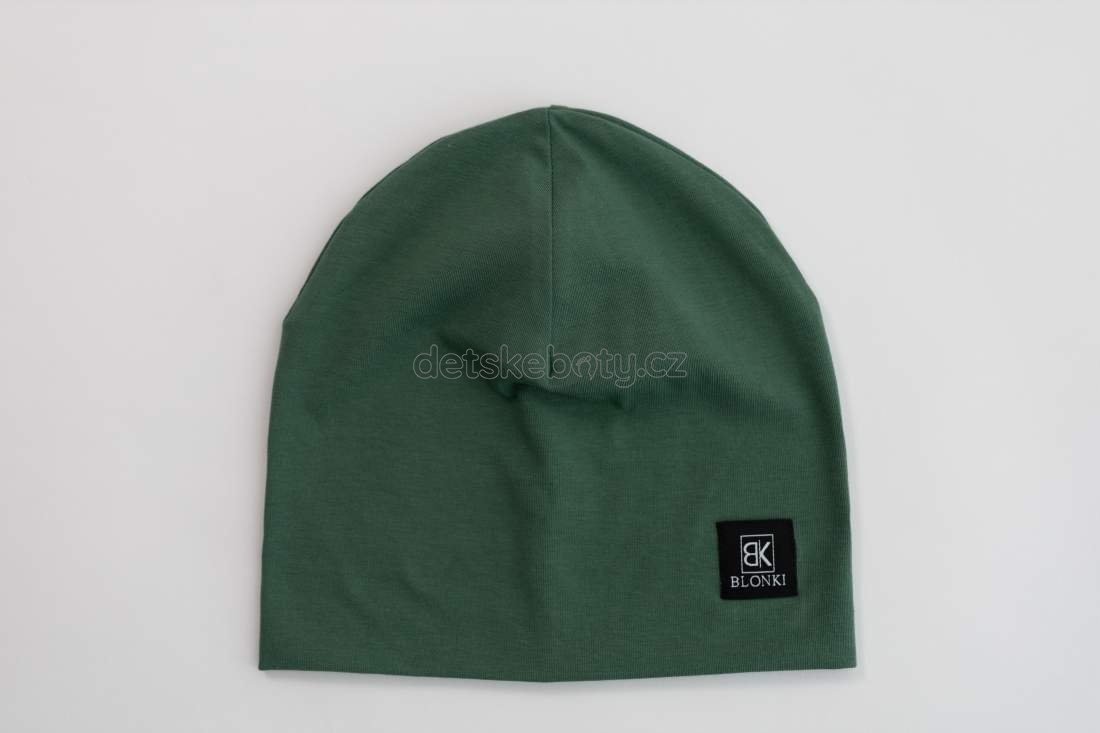 Tenká čepice Blonki zelená Velikost: 45-47