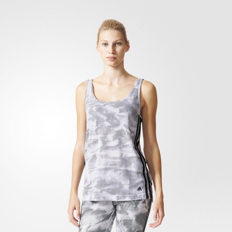 adidas Performance PAPERPRINT TANK Dámské tílko US S AJ4680