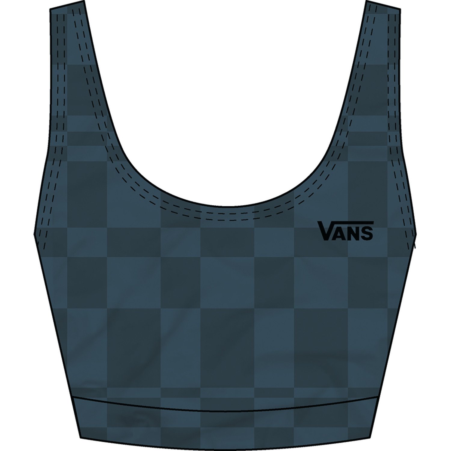 Vans WM FLYING V PRINT BRA Dámská podprsenka US XL VN0A7PNDBR41
