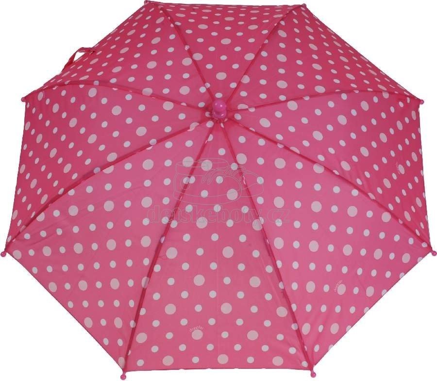 Deštník Dopller 72680D růžový puntík