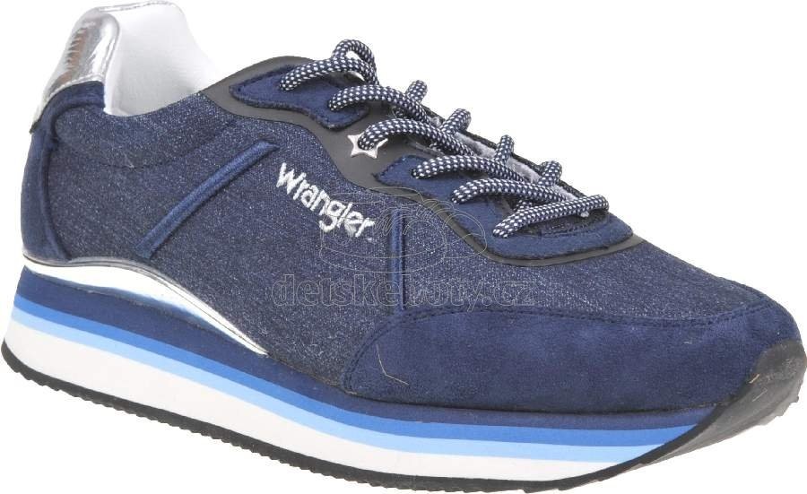 Celoroční obuv Wrangler WL1610A blue Velikost: 36