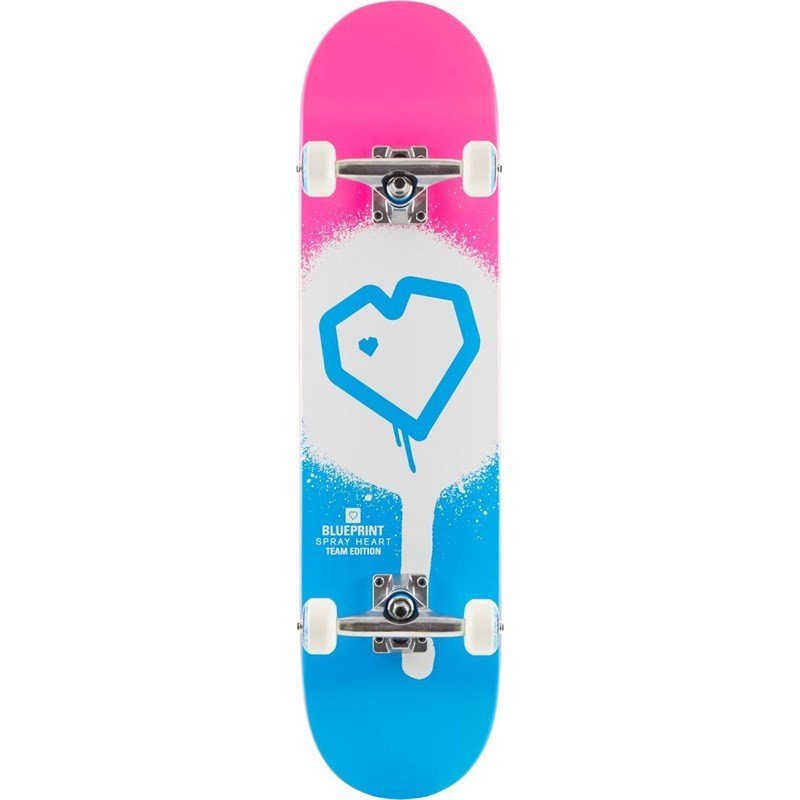 komplet BLUEPRINT - Blueprint Spray Heart V2 Complete Skateboard (MULTI1538)