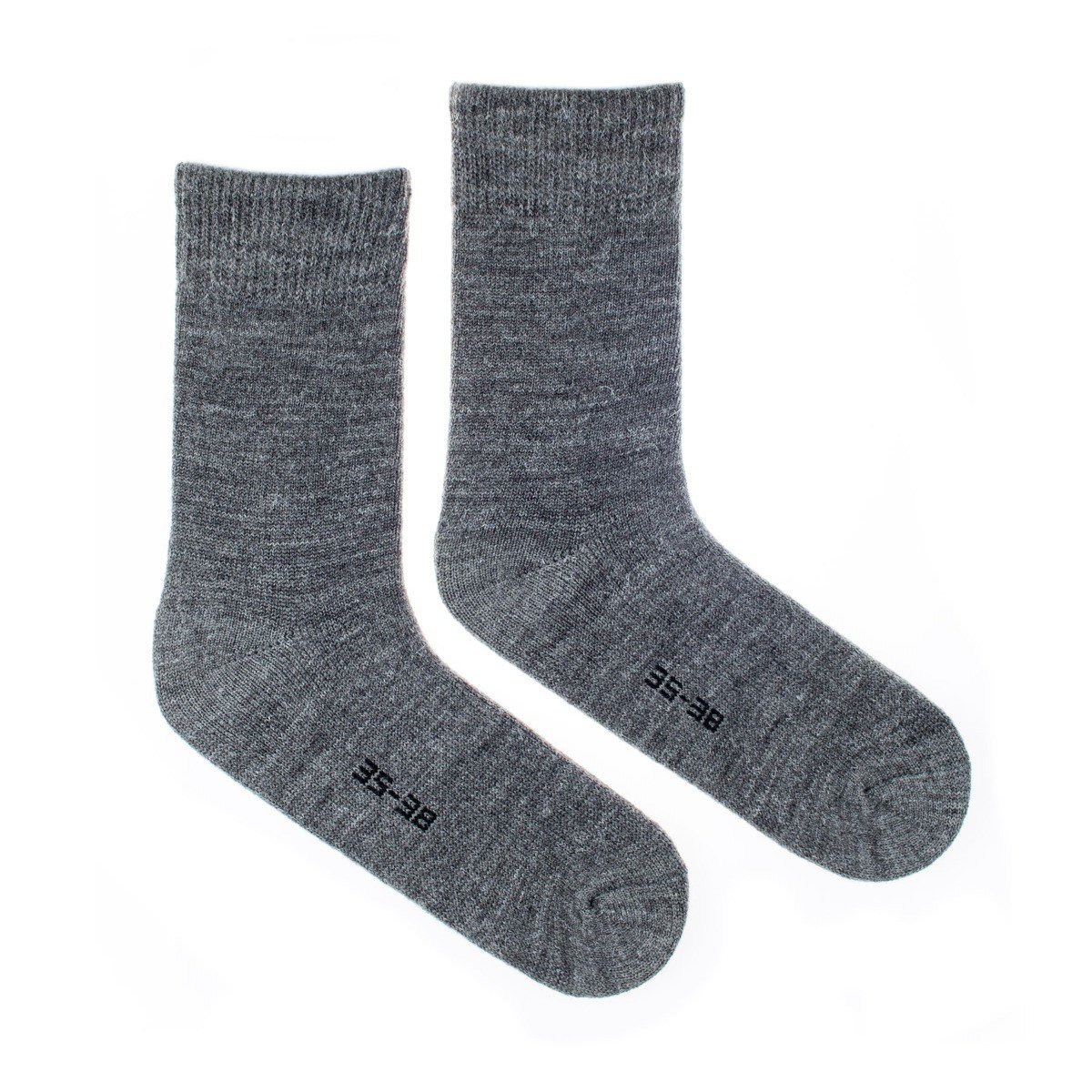 Vlněné ponožky Vlnáč Grafitový Fusakle