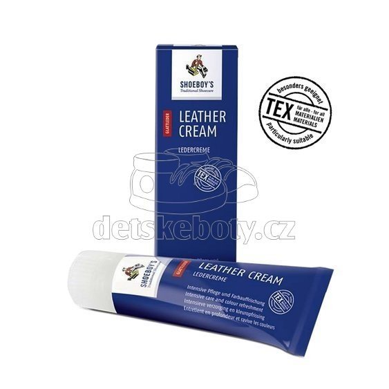 Shoeboy's leather cream 75 ml bezbarvý