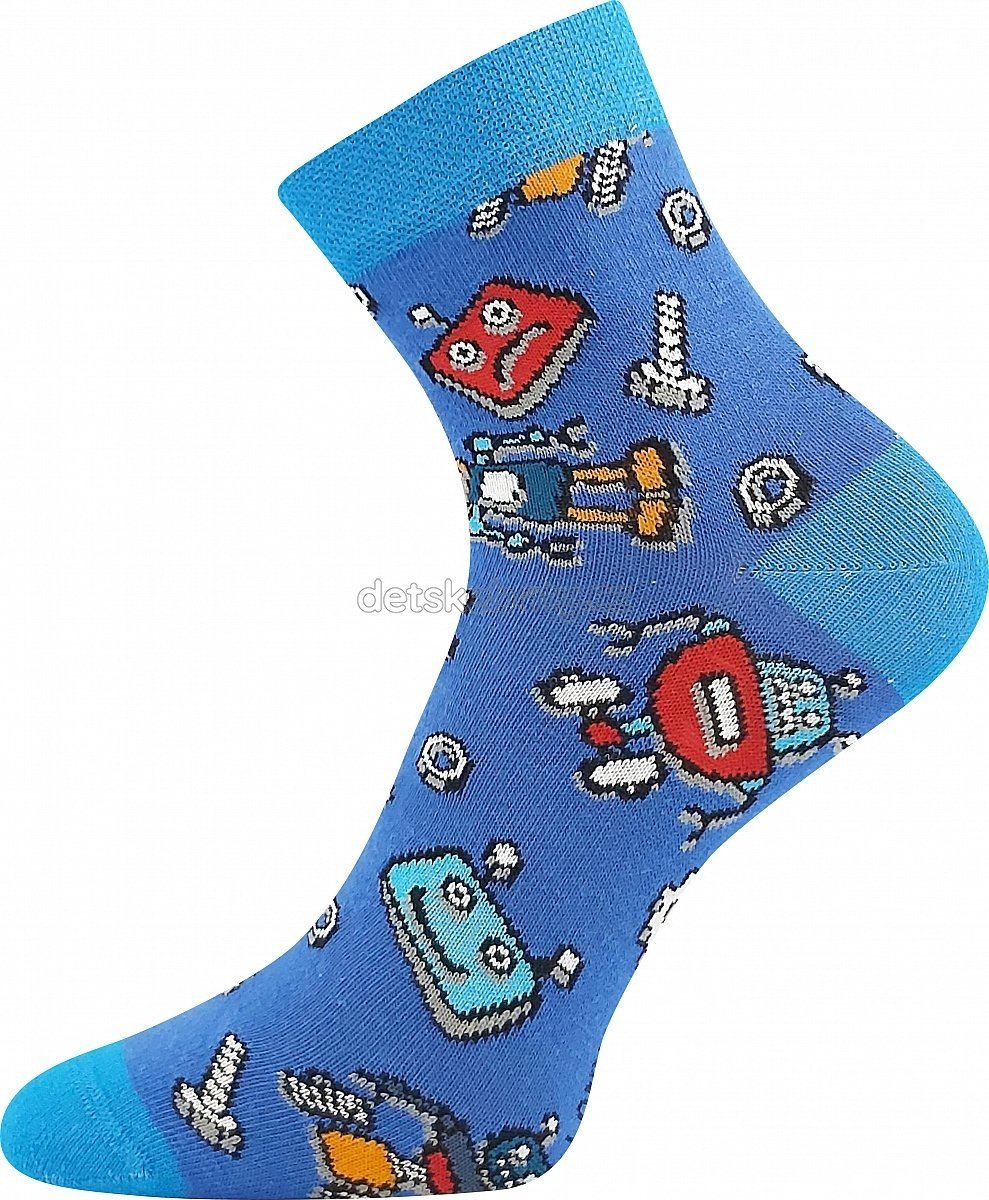 Ponožky Lonka Dedotik Roboti Velikost: 25-29