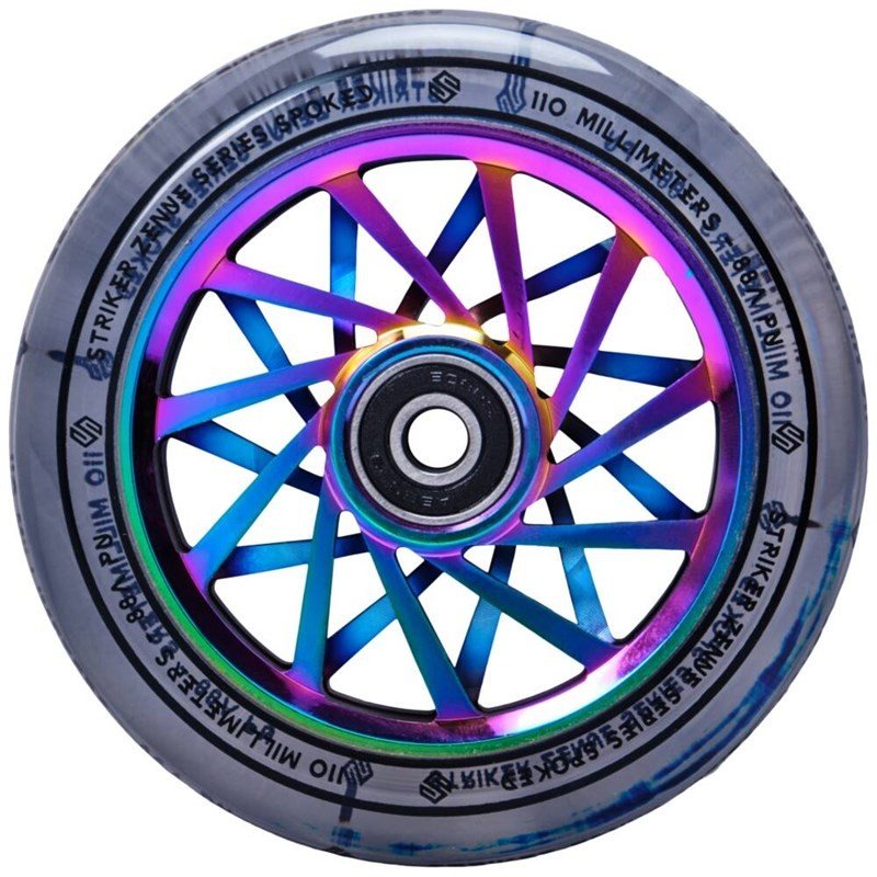 kolečko STRIKER - Striker Zenue Series Clear Pro Scooter Wheel (RAINBOW)