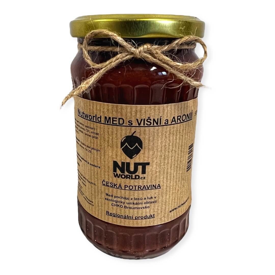 Nutworld.cz Med s višní a aronií 500g