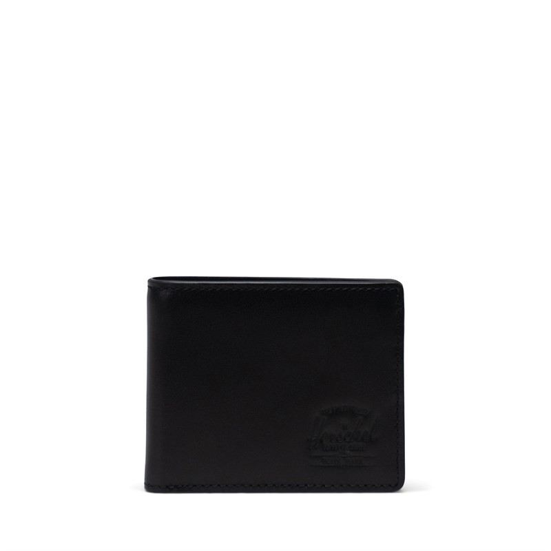 peněženka HERSCHEL - Hank Wallet Leather Black (00001)