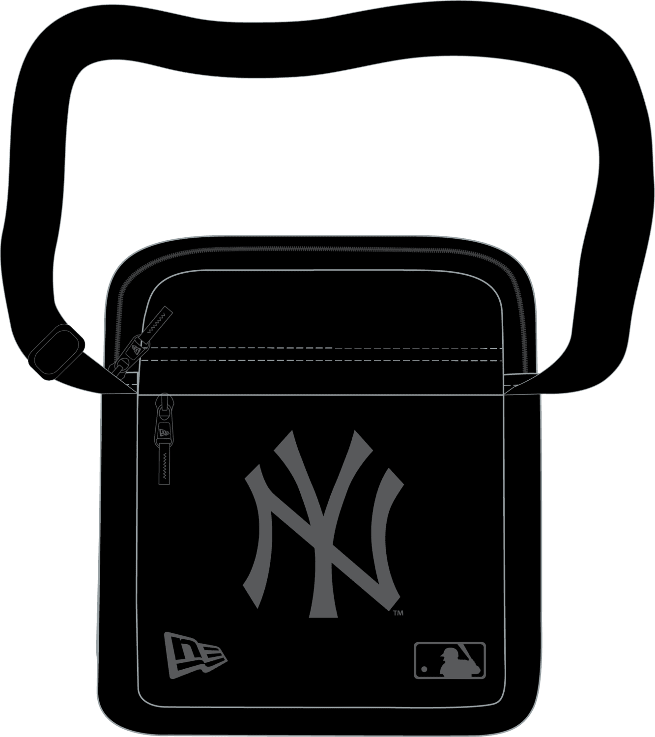 NEW ERA MLB Side bag NEYYAN Taška na doklady US One Size 12145422