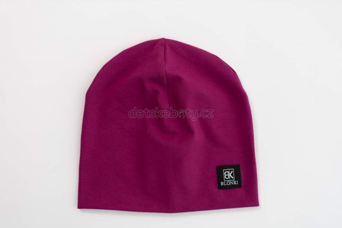 Tenká čepice Blonki sytě růžová Velikost: 45-47