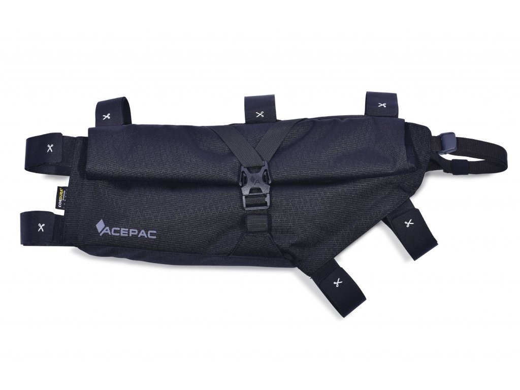 Rámová brašna Acepac Roll frame bag M - šedá