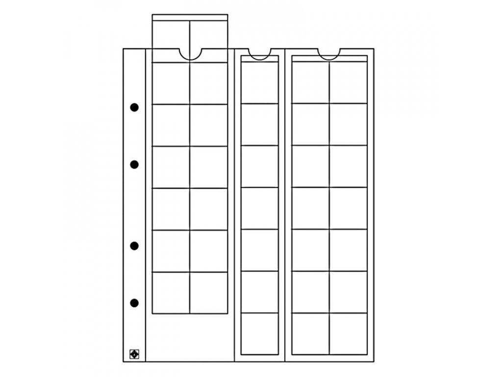 Průhledné albové listy (5ks) - OPTIMA 34