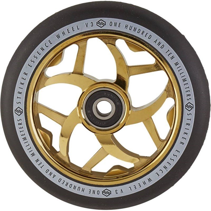 kolečka STRIKER - Striker Essence V3 Black Pro Scooter Wheel (GOLD)