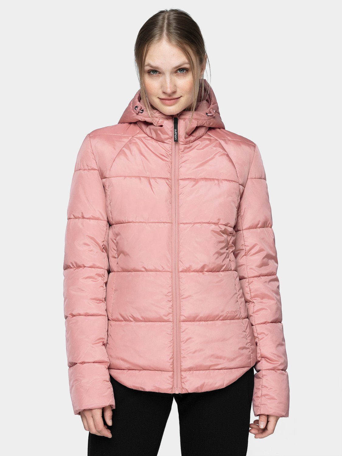 Outhorn HOL21-KUDP601 DARK PINK Dámská bunda US S HOL21-KUDP601 DARK PINK