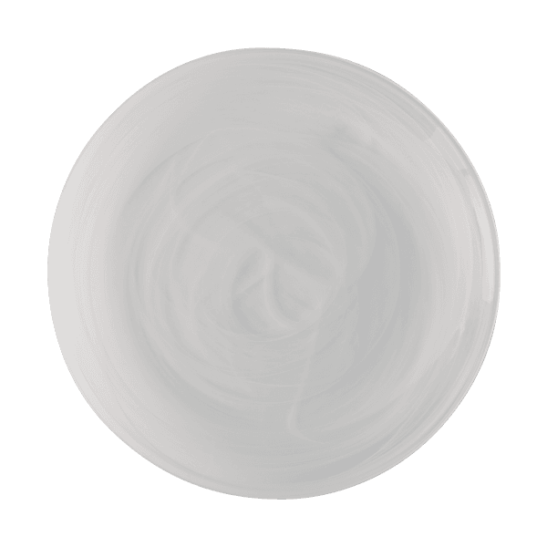 Talíř mělký bílý 28 cm - Elements Glass