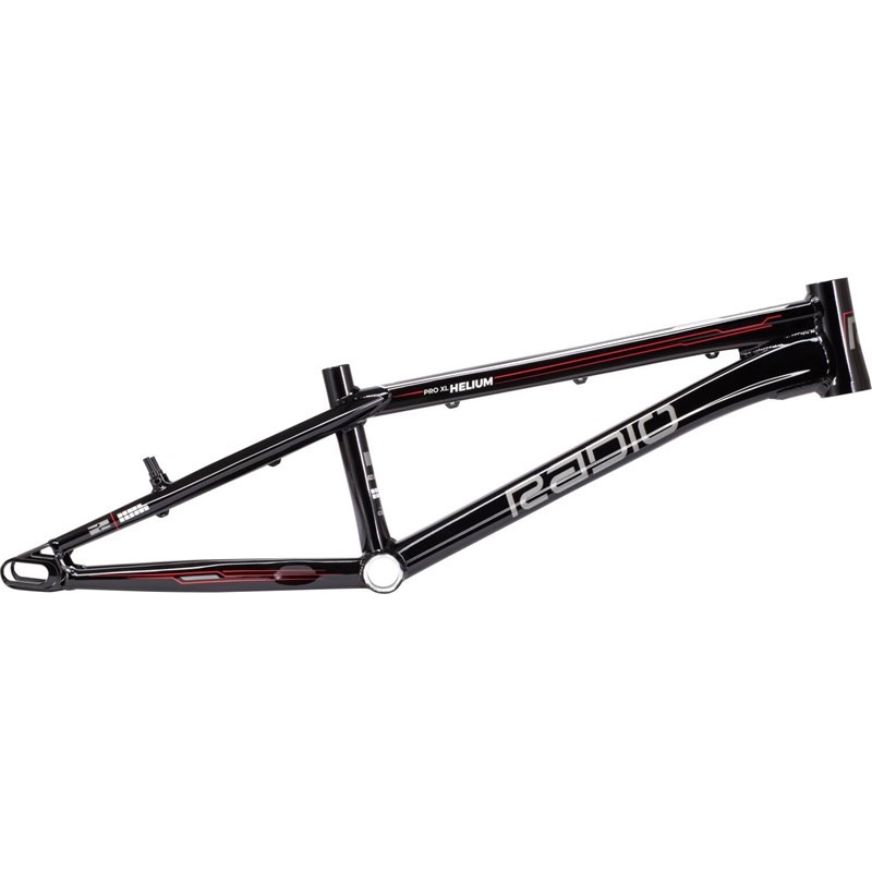 rám RADIO BIKE CO - Radio Helium 20in 2020 Aluminum BMX Race Frame (ČERNÁ ČERVENÁ)