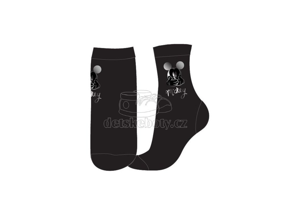Ponožky Eexee Mickey Mouse stříbrný Velikost: 31-34