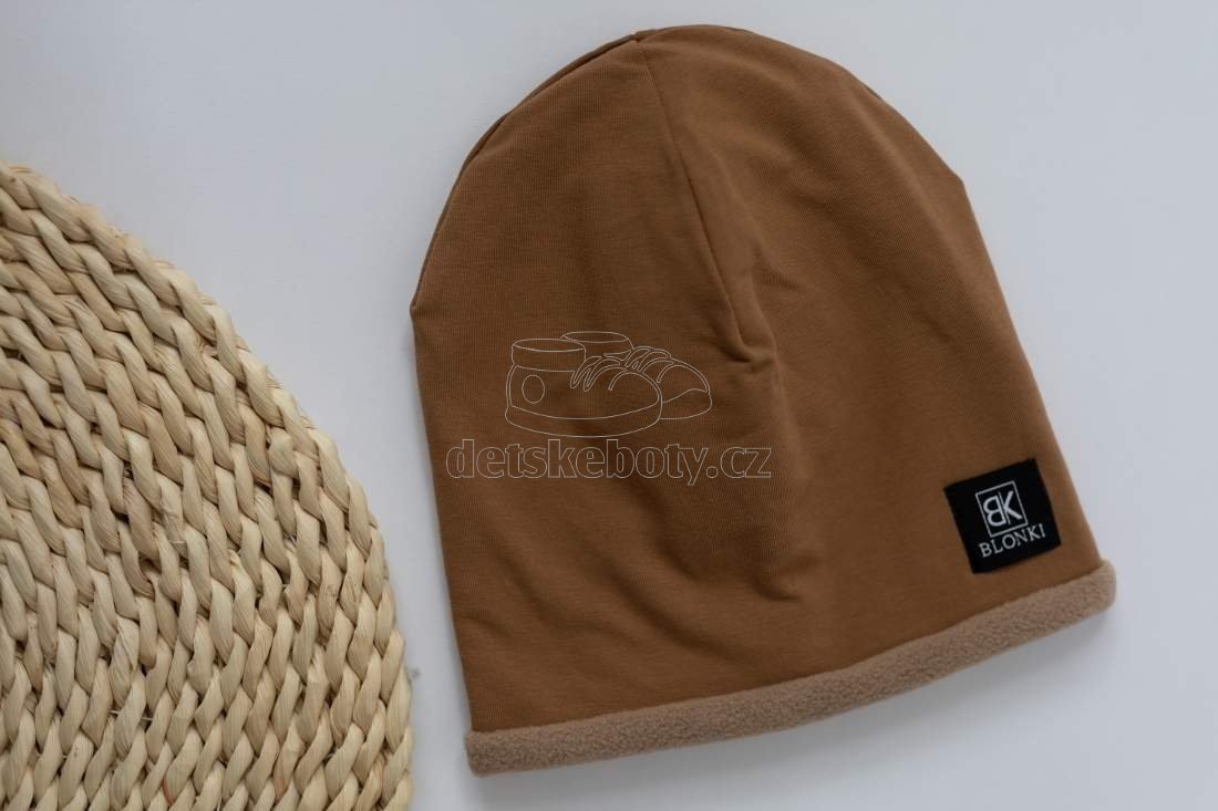 Zimní čepice Blonki Hnědá Velikost: 45-47