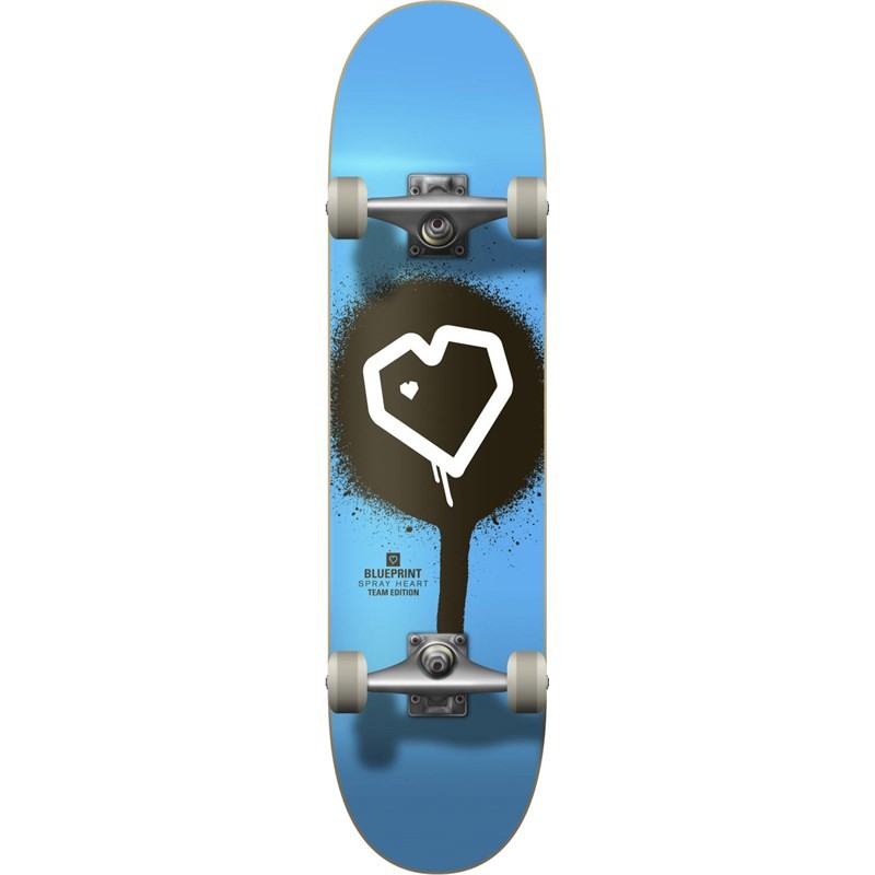 komplet BLUEPRINT - Blueprint Spray Heart V2 Complete Skateboard (MULTI1536)
