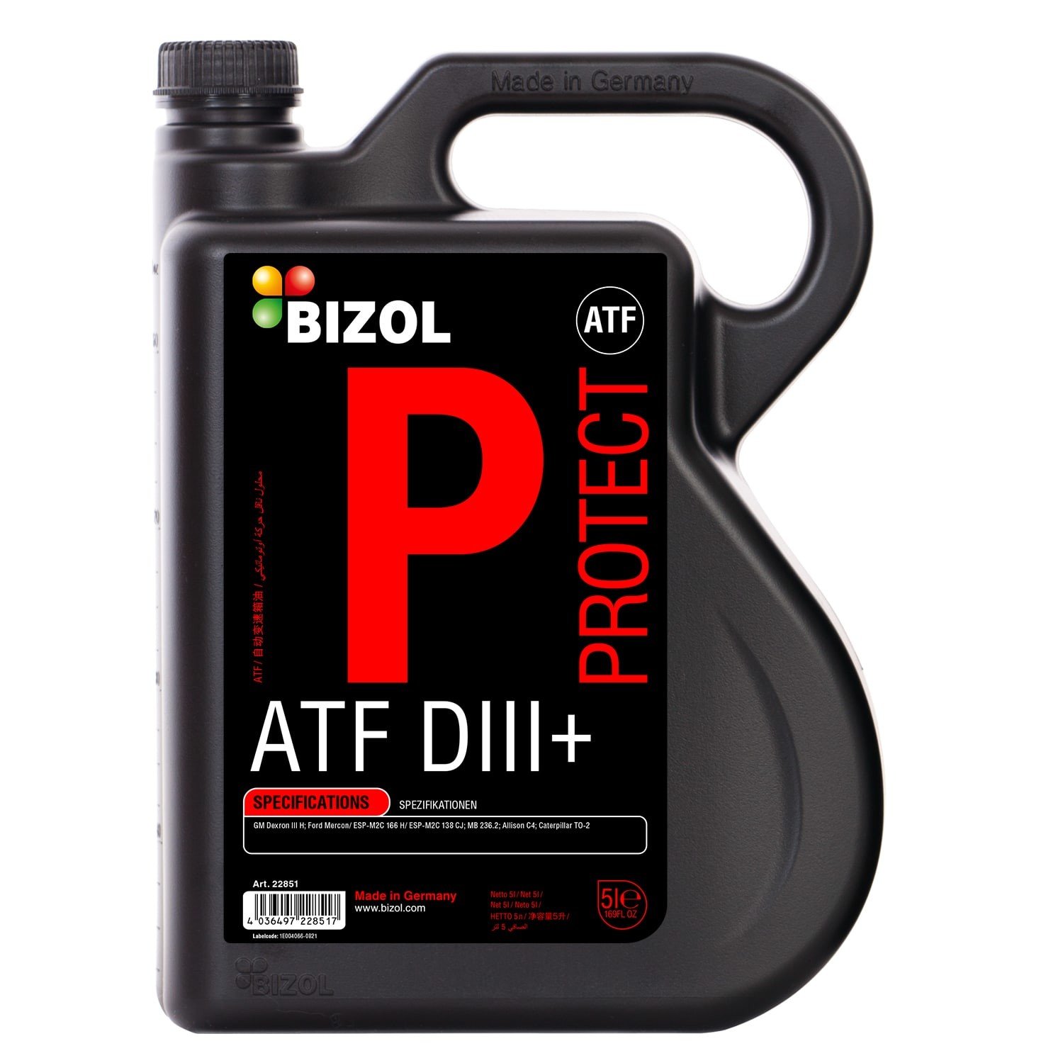 Bizol Protect ATF D-III+ Dexron 5L