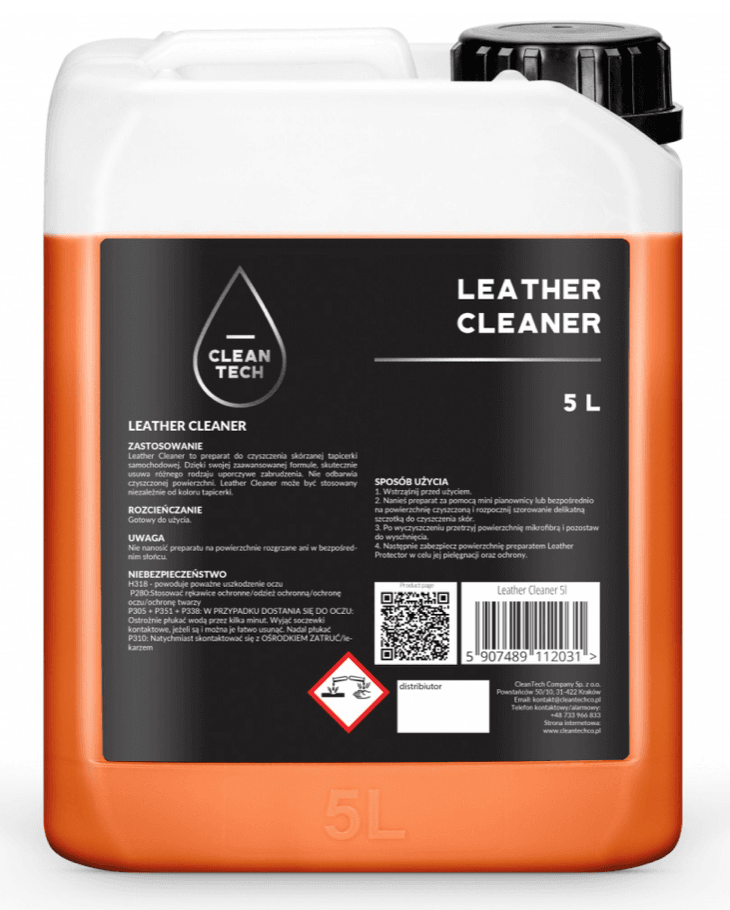 CleanTech Leather Cleaner - čistič kůže 5L