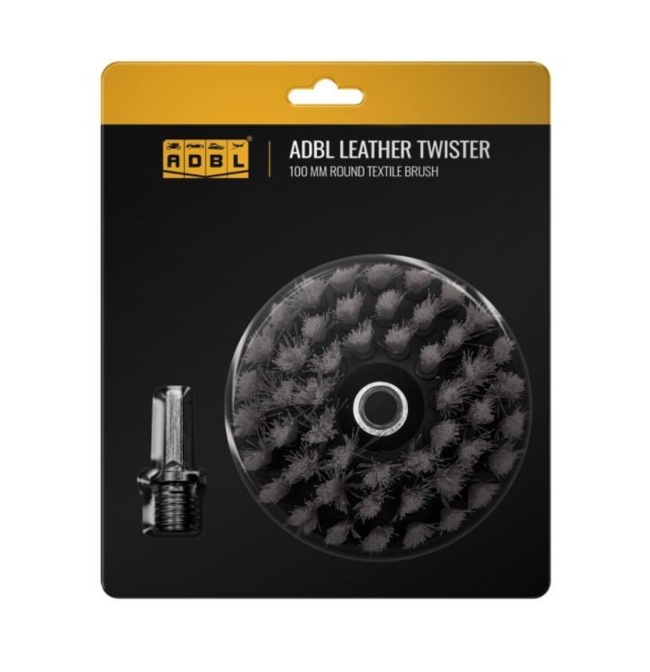 Kulatý kartáč na kůži ADBL Leather Twister 100 mm